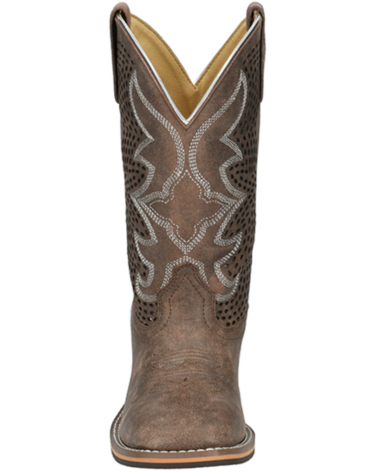 Image #4 - Smoky Mountain Women's Willow Western Boots - Broad Square Toe, Chocolate, hi-res