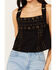Image #3 - Free People Women's Rikki Studded Top, Black, hi-res