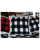 Image #3 - Carstens Black & White Queen Lumberjack Plaid Bedding Set, White, hi-res