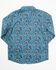 Image #3 - Cody James Toddler Boys' Lasso Paisley Print Long Sleeve Snap Western Shirt, Blue, hi-res