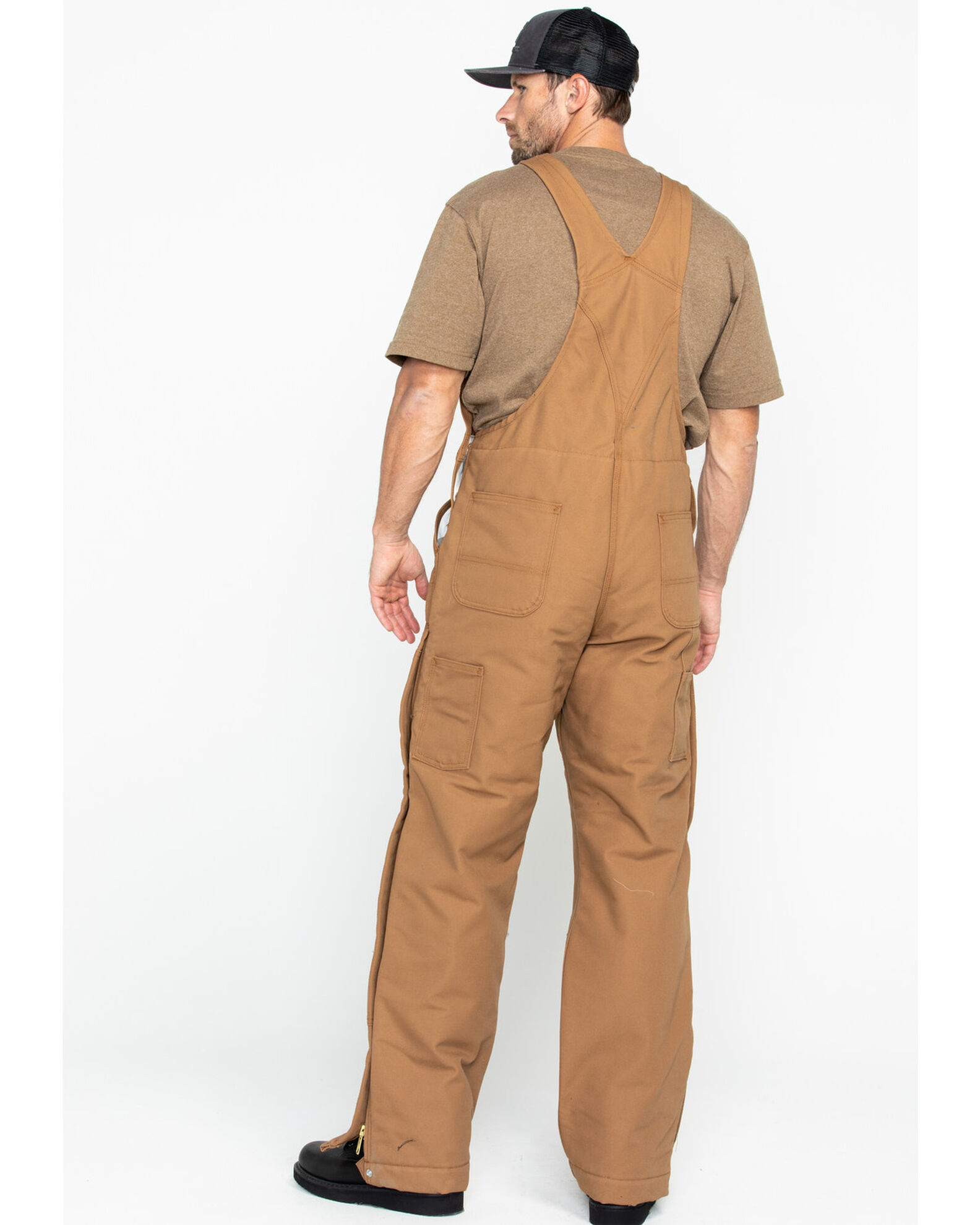 Carhartt Men s FR Duck Quilt Lined Bib Overalls Boot Barn