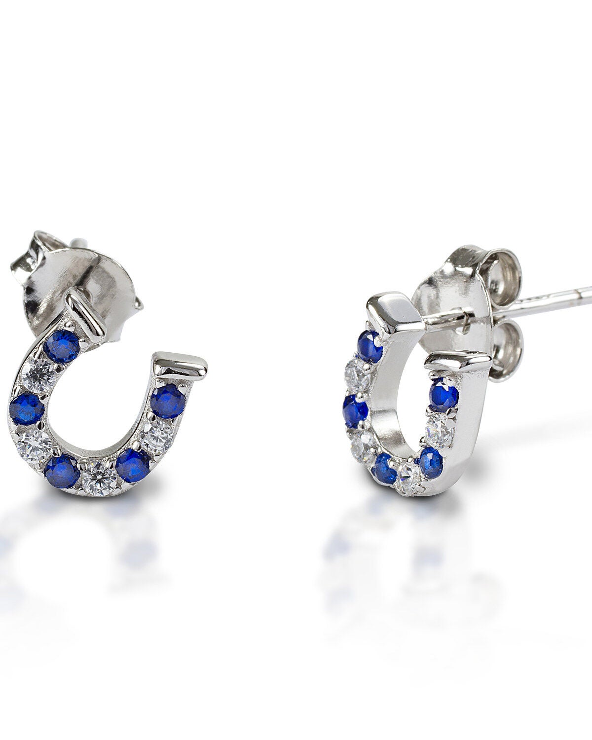 Kelly Herd Women's Horseshoe Earrings, Silver, hi-res