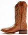 Dan Post Women's Magnolia Embroidered Western Boots - Broad Square Toe, Tan, hi-res
