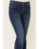 Image #2 - Wrangler Women's Aura Jennifer Dark Wash Bootcut Jeans , Blue, hi-res