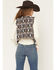 Image #4 - Fornia Women's Tapestry Concho Cropped Vest, Black, hi-res