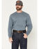 Image #2 - Hawx Men's FR Handcrafted Long Sleeve Graphic Work T-Shirt, Steel Blue, hi-res