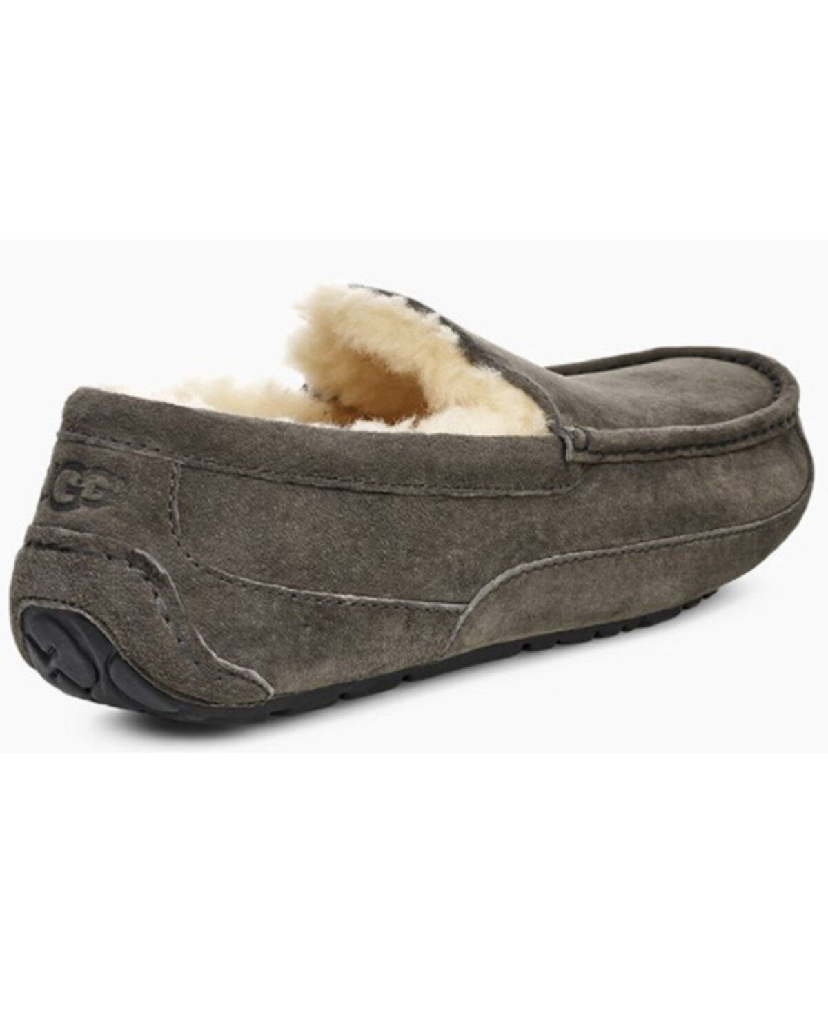 Image #4 - UGG Men's Ascot Slippers - Moc Toe, Grey, hi-res