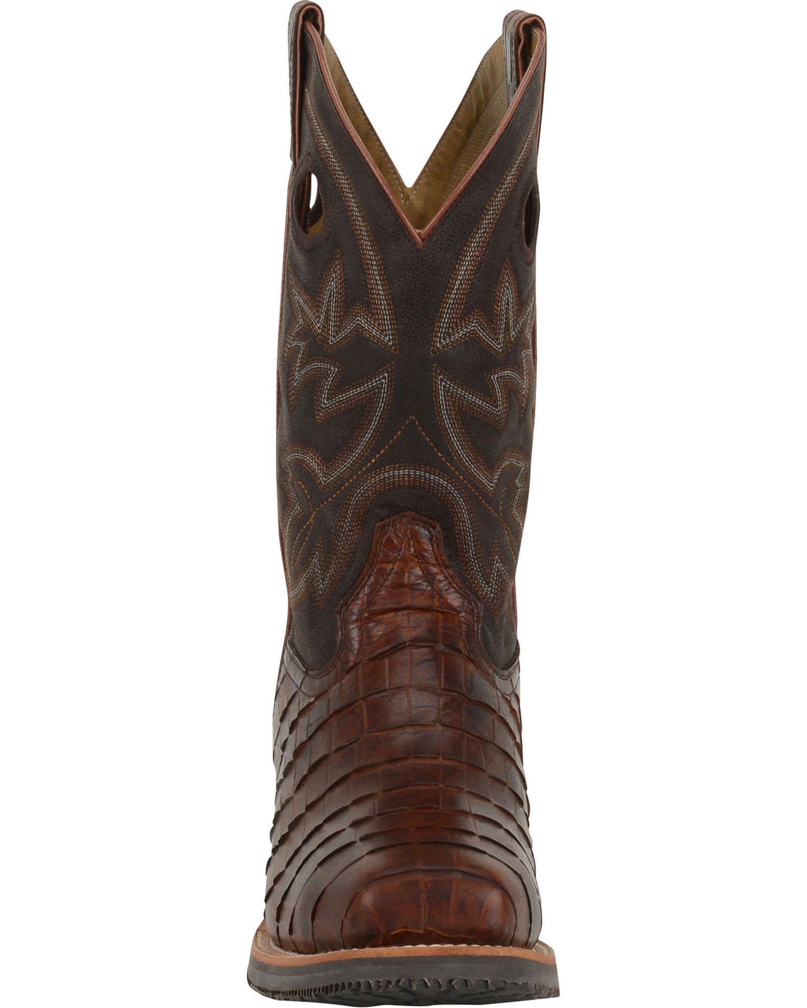 Double H Men s Croc Print Roper Work Boots Steel Toe Boot Barn