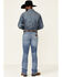 Wrangler Retro Green Men's Sienna Medium Wash Stretch Slim Bootcut Jeans , Blue, hi-res