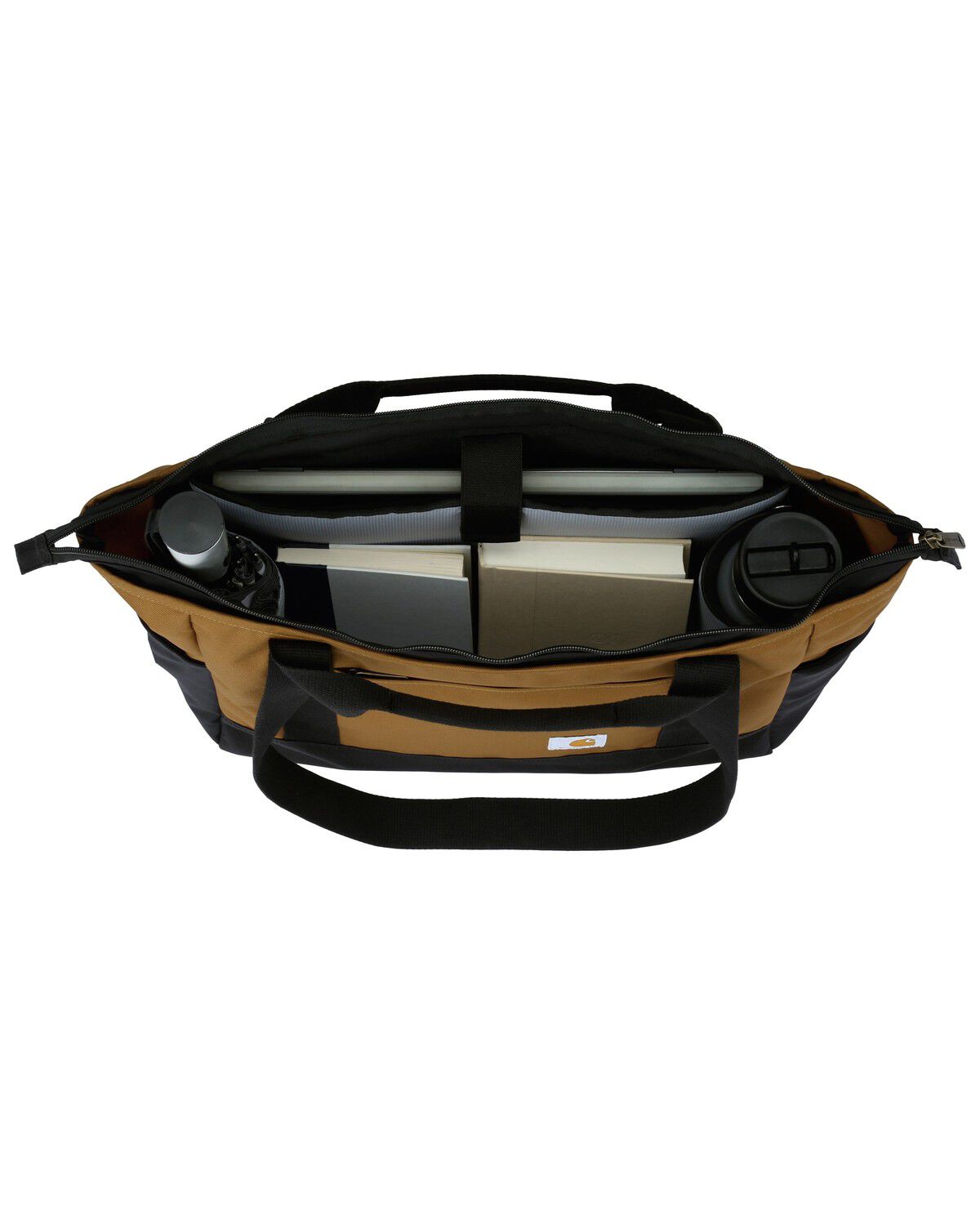 Image #3 - Carhartt Classic Laptop Tote Bag, Brown, hi-res