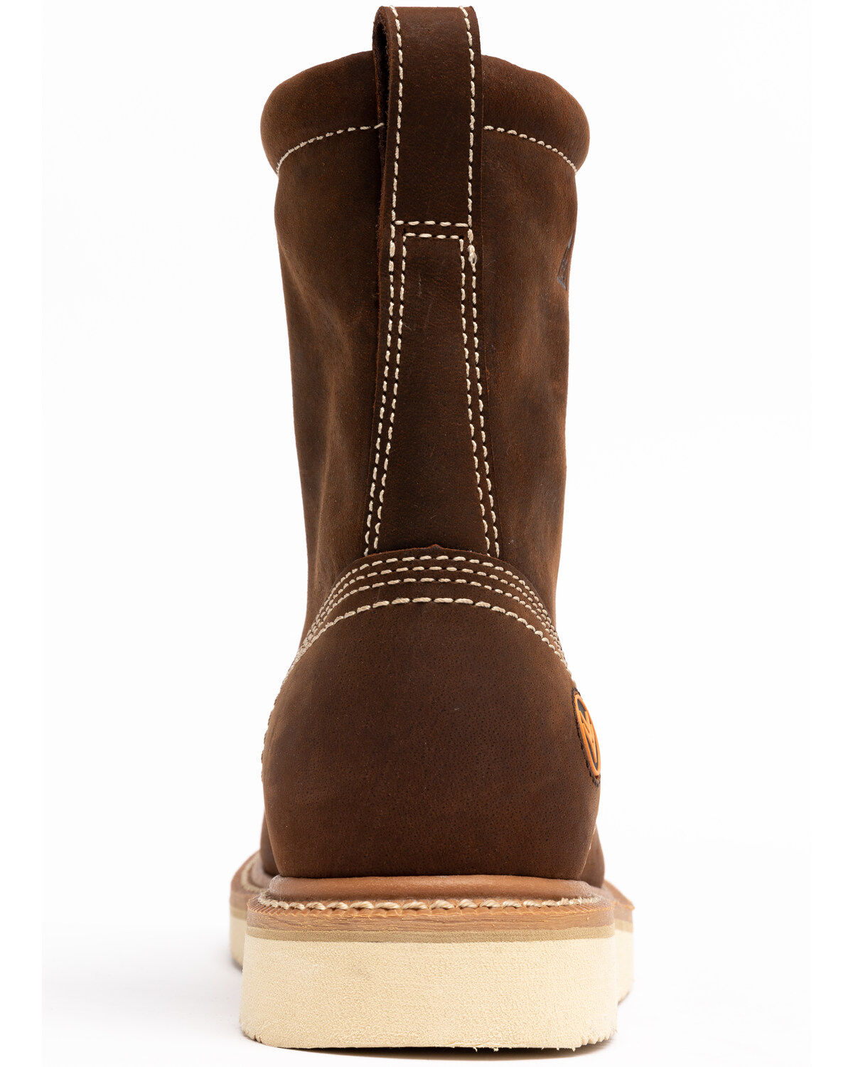 Image #5 - Hawx Men's 8" Grade Work Boots - Soft Toe, Brown, hi-res