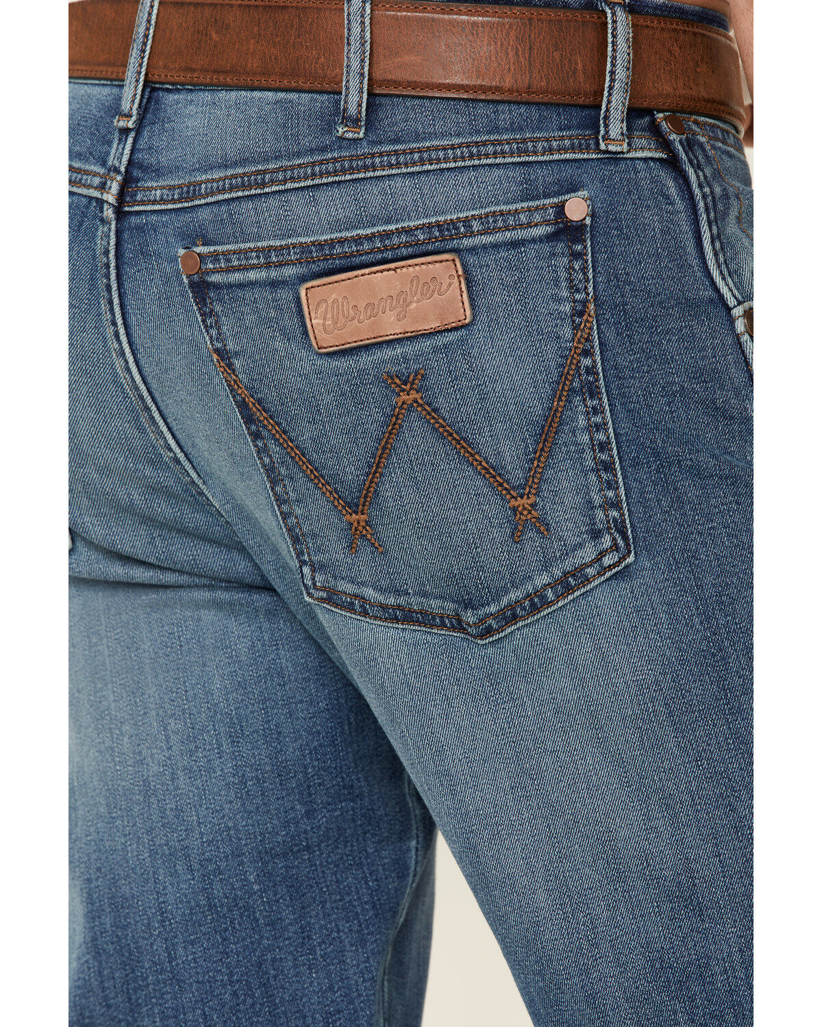 Image #4 - Wrangler Retro Men's Starry Night Stretch Slim Bootcut Jeans , , hi-res