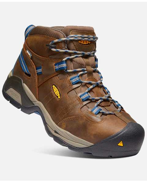 Image #1 - Keen Men's Detroit XT Waterproof Work Boots - Steel Toe, Brown, hi-res