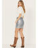 Image #4 - Idyllwind Women's Goldfinch Gypsy High Rise Denim Foiled Skirt, Light Medium Wash, hi-res