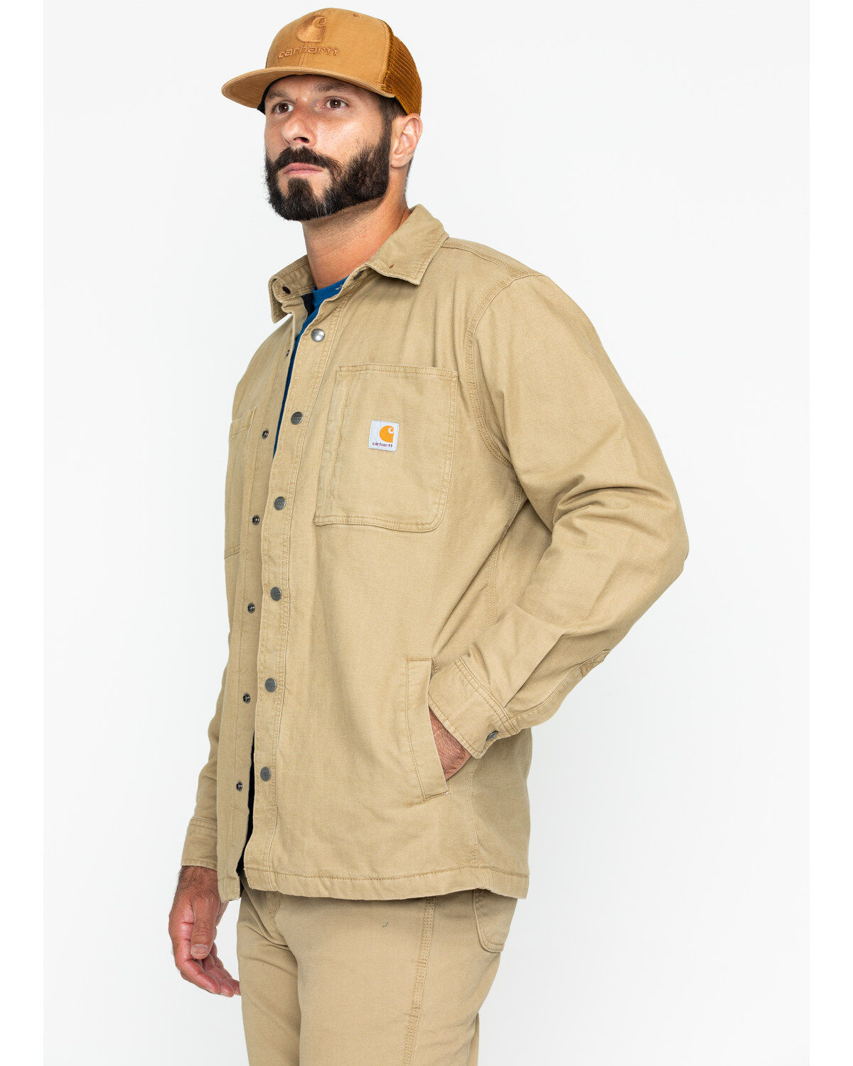 Carhartt men's rugged flex rigby shirt jacket online