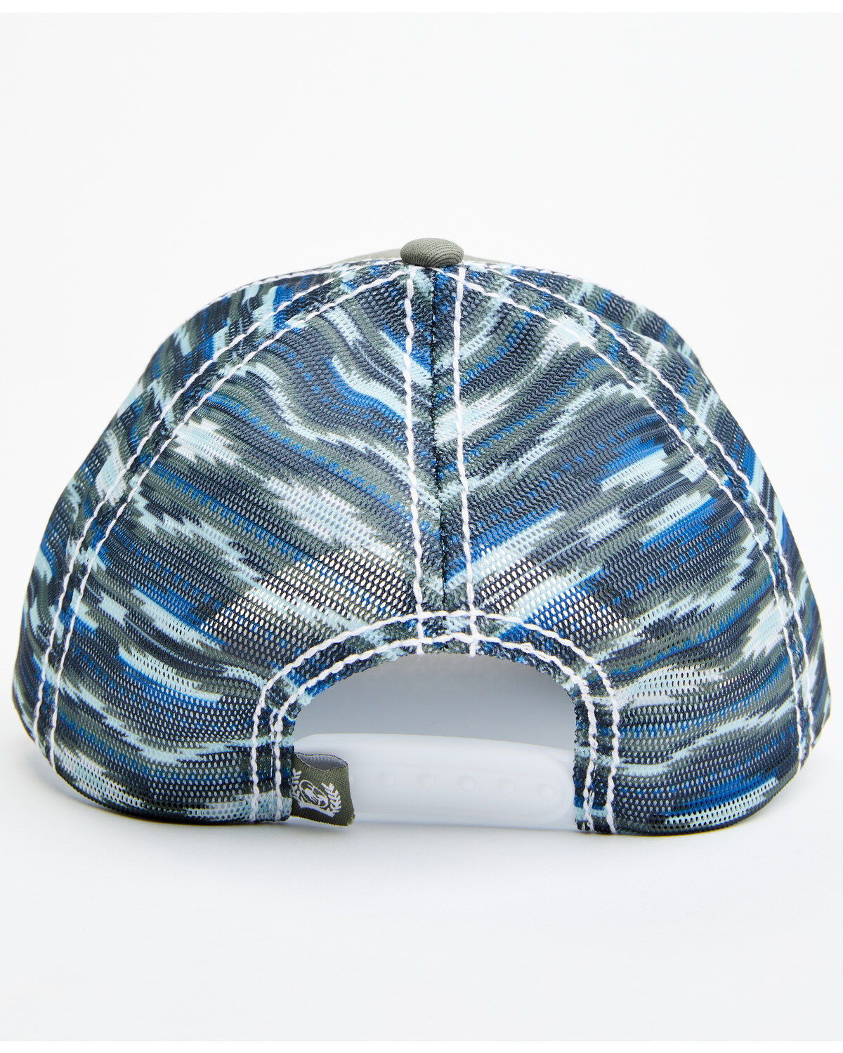 Image #3 - Cinch Women's Southwestern Print Ball Cap, Olive, hi-res