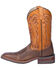 Dan Post Men's Ferrier Pull On Work Boots - Square Toe , Tan, hi-res