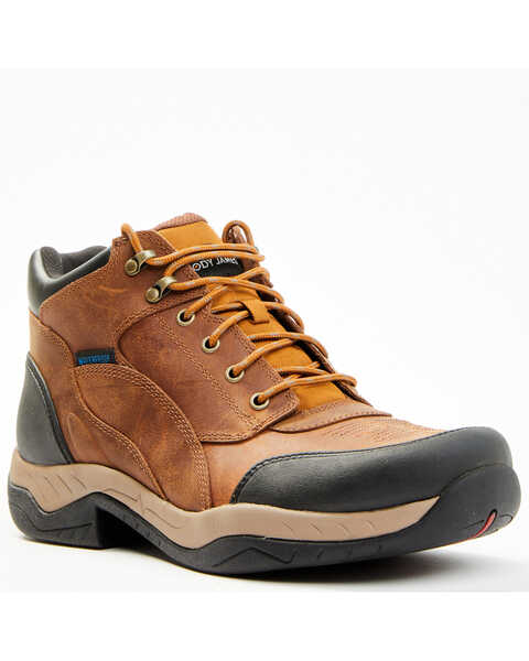 Cody James Men's Endurance Palace Lace-Up WP Soft Work Hiking Boots , Brown, hi-res