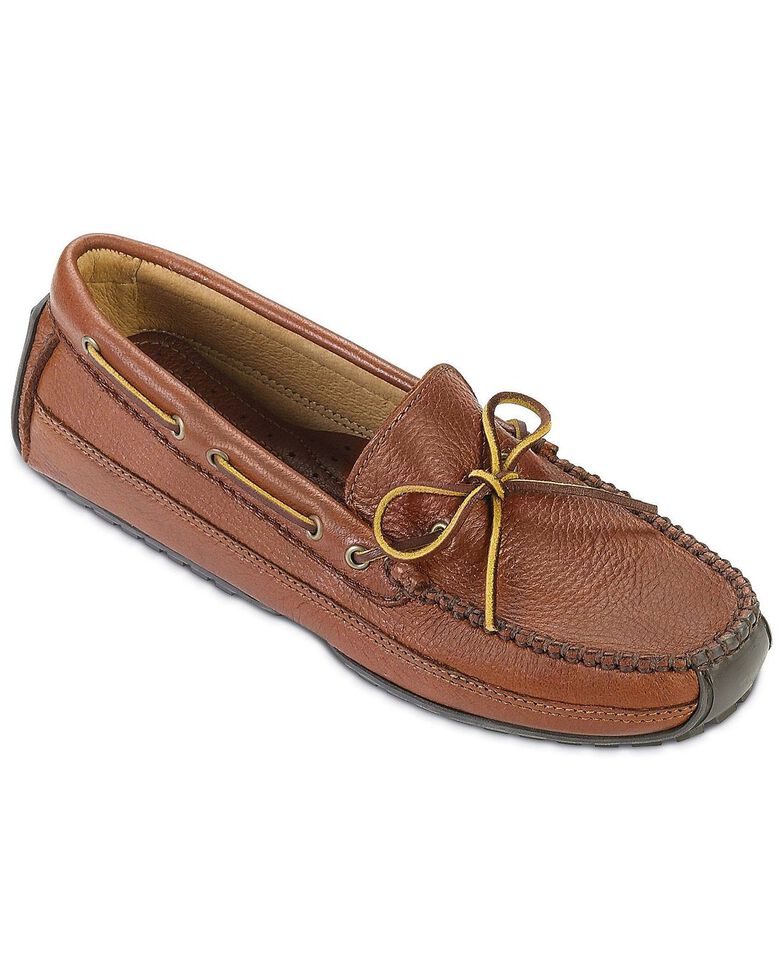 Minnetonka Moosehide Leather Weekend Moccasins | Boot Barn