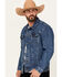 Image #3 - Wrangler Men's Unlined Medium Wash Denim Jacket, Medium Wash, hi-res