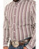 Image #3 - RANK 45® Men's Railroad Geo Print Long Sleeve Button-Down Western Shirt, Grape, hi-res