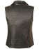 Image #2 - Milwaukee Leather Women's Lapel Collar Long Zipper Front Vest, Black, hi-res