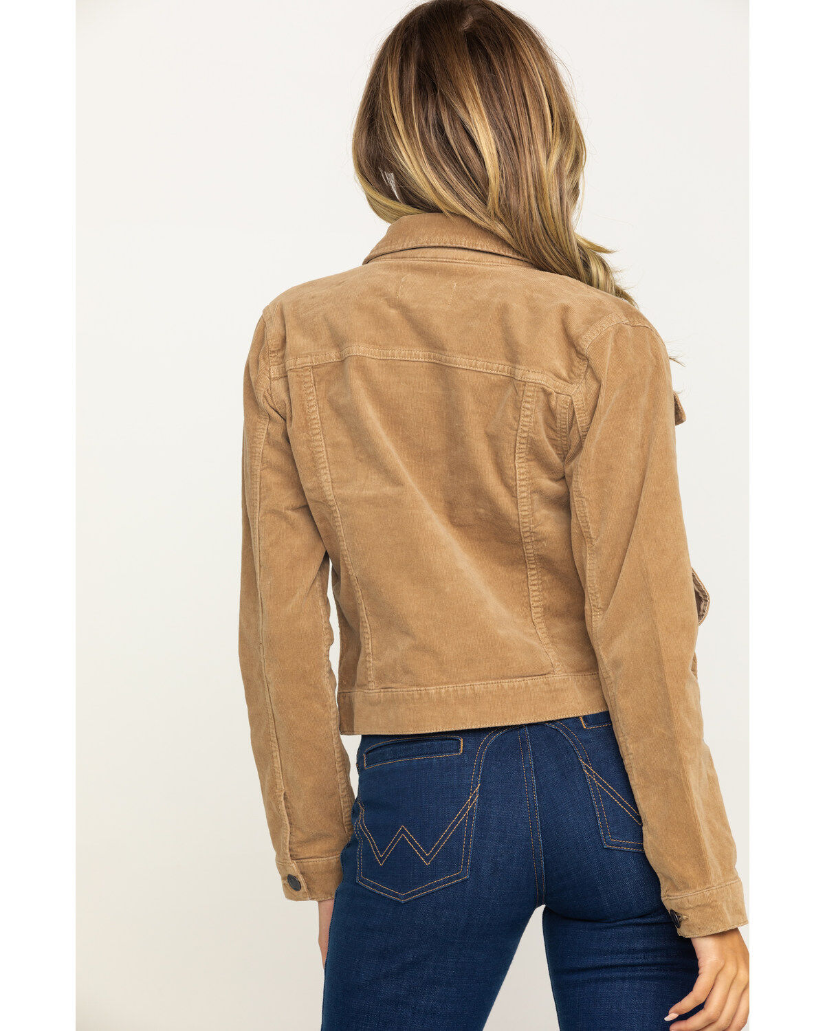 camel trucker jacket