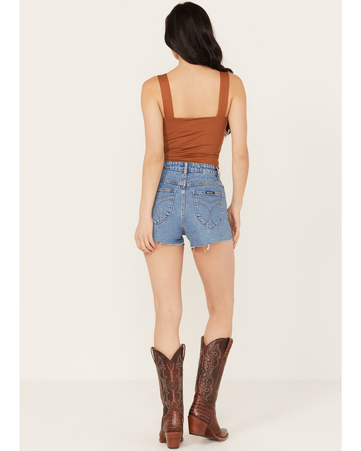 Image #3 - Rolla's Women's Medium Wash High Rise Denim Shorts, , hi-res