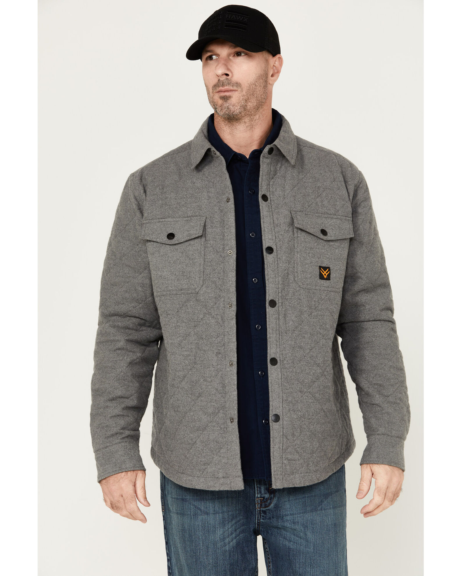 Hawx Men s Quilted Flannel Shirt Jacket Boot Barn