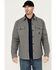 Image #1 - Hawx Men's Quilted Flannel Shirt Jacket, Charcoal, hi-res