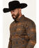 Image #2 - Cody James Men's Winding Roads Paisley Print Long Sleeve Button-Down Stretch Western Shirt, Chocolate, hi-res