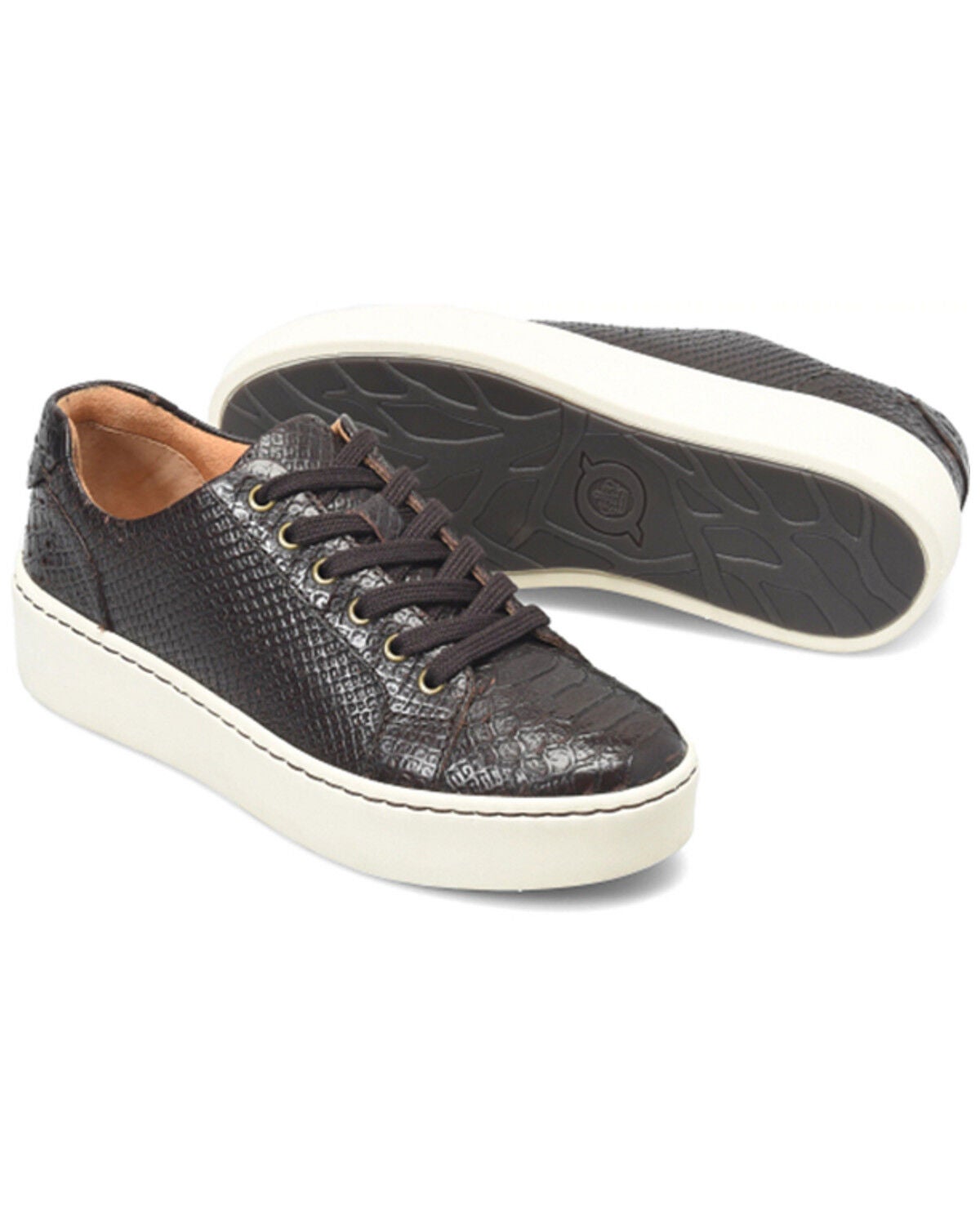 Image #4 - Born Women's Mira Snake Print Sneakers, Brown, hi-res