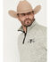 Image #2 - Cowboy Hardware Men's Heathered 1/4 Zip Pullover, Oatmeal, hi-res