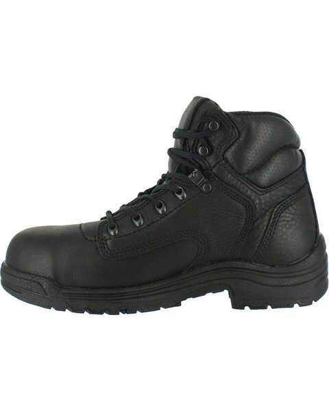 Image #7 - Timberland PRO Men's Titan 6" Work Boots - Alloy Toe , Black, hi-res