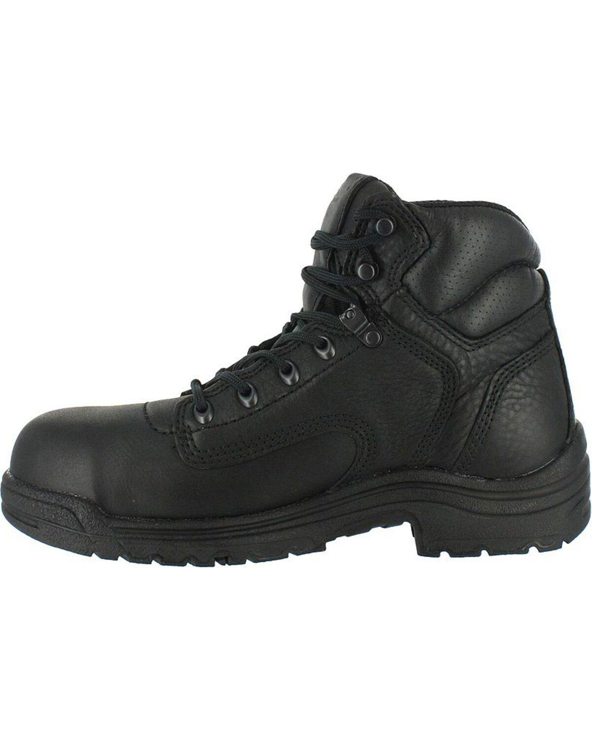 Image #7 - Timberland PRO Men's Titan 6" Work Boots - Alloy Toe, Black, hi-res