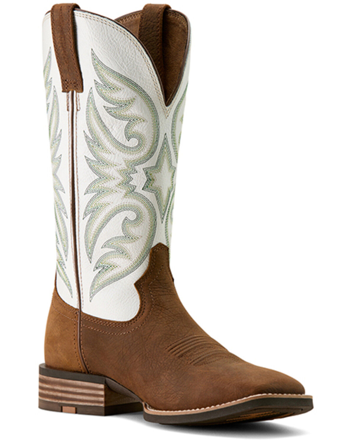 Image #1 - Ariat Men's Ricochet Western Boots - Broad Square Toe, Brown, hi-res