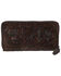 STS Ranchwear By Carroll Women's Brown Westward Ladies Bifold Wallet, Chocolate, hi-res