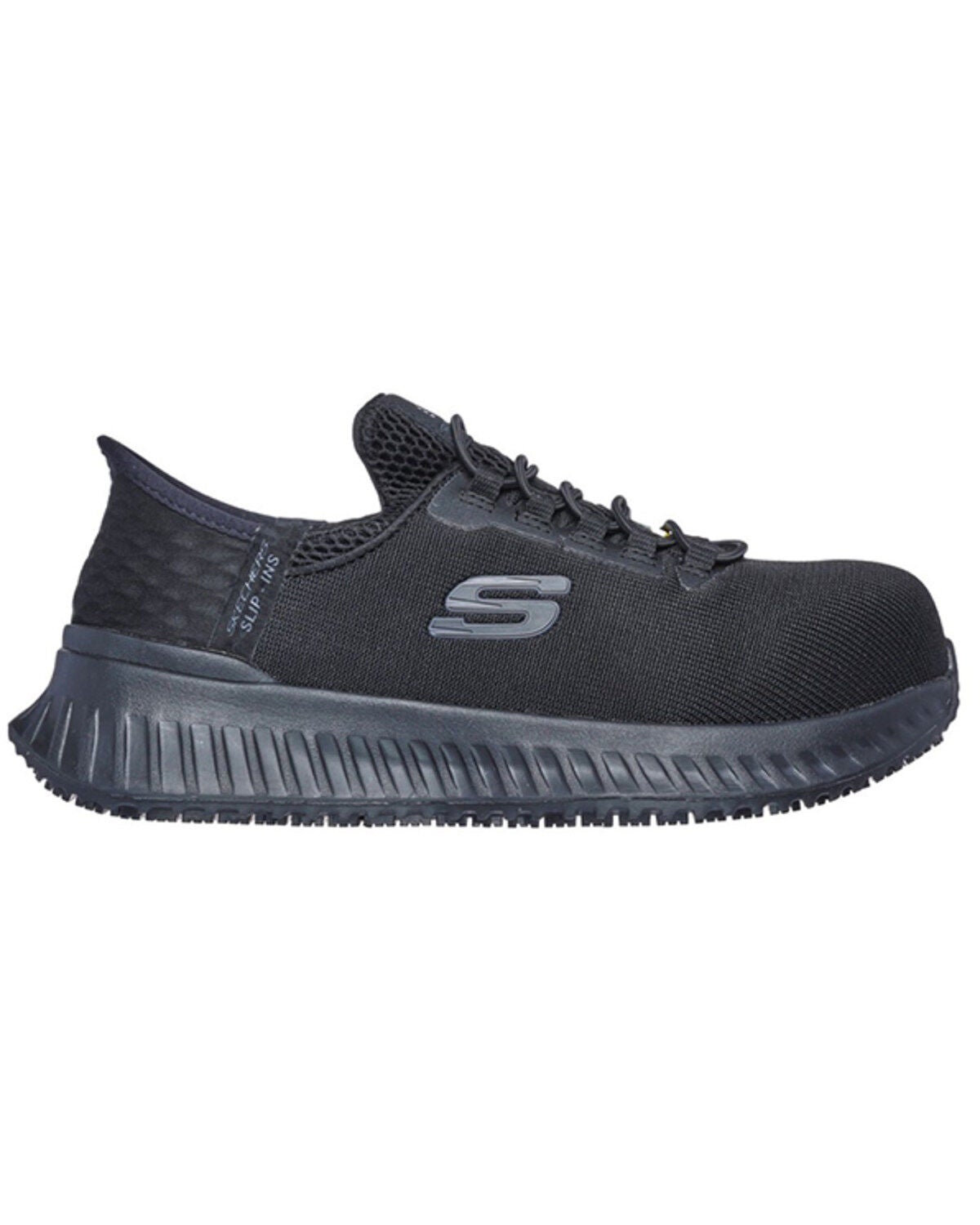 Skechers Women's Slip-Ins Tilido Ombray Work Shoes - Composite Toe, Black, hi-res