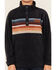 Image #3 - Cinch Boy's Striped Polar Fleece Pullover, Navy, hi-res