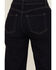 Image #4 - Sneak Peek Women's Front Patch Pockets Straight Jeans, Dark Blue, hi-res