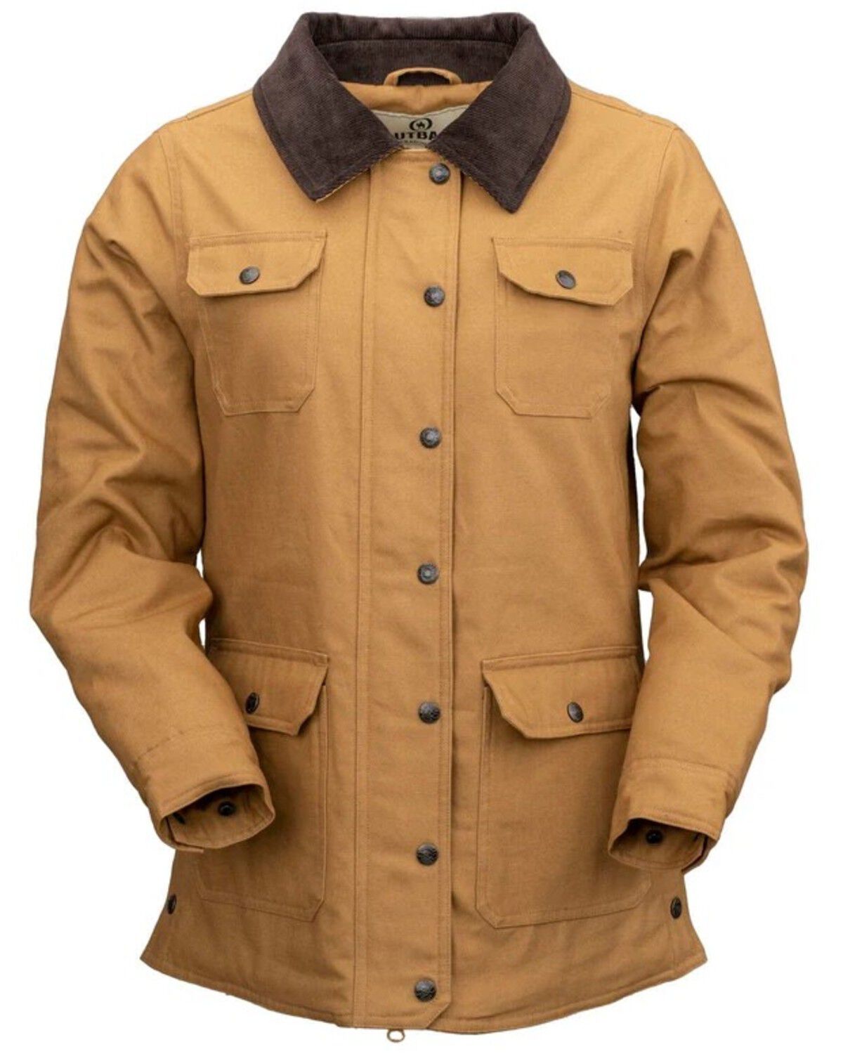 Outback Trading Co Women's Gidley Canvas Jacket - Plus, Tan, hi-res