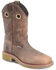 Image #1 - Double H Men's 12" Roy Western Waterproof Work Boots - Composite Toe, , hi-res