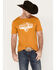 Image #1 - RANK 45® Men's Classic Short Sleeve Graphic T-Shirt, Gold, hi-res