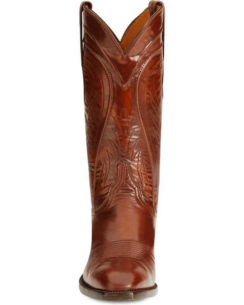 Image #4 - Lucchese Men's Classics Seville Goatskin Boots - Square Toe, , hi-res