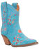 Image #1 - Dingo Women's Sugar Bug Suede Fashion Booties - Round Toe, Blue, hi-res