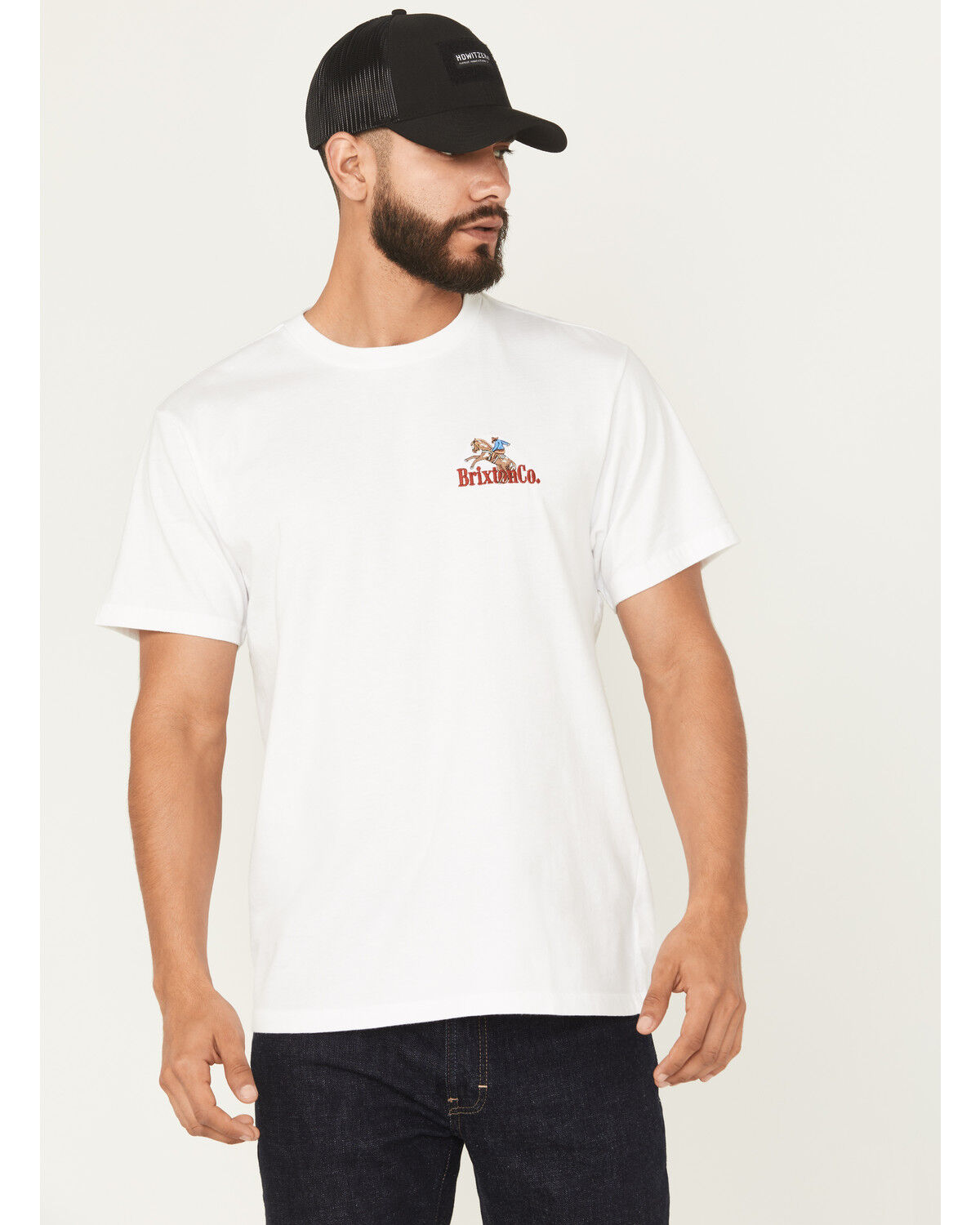 Brixton Men´s Inwood Cowboy Embroidered Short SleeveT-Shirt