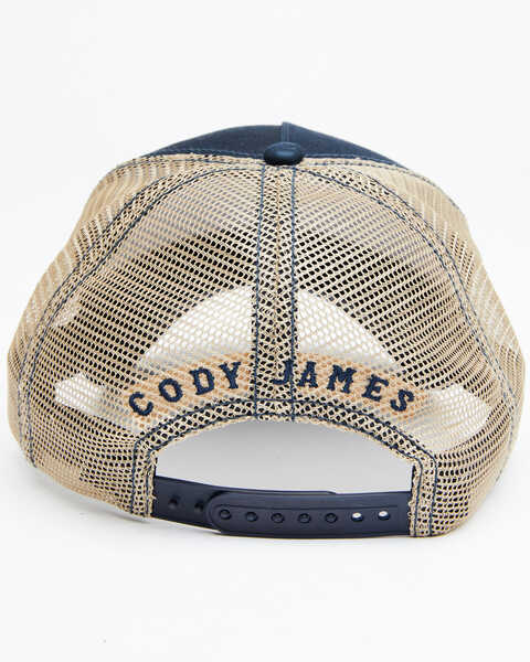 Image #3 - Cody James Men's Don't Mess With My Rights Mesh Cap , Blue, hi-res