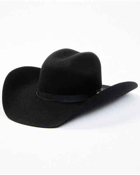 Cody James Men's 3X Black 6 Line Band Wool Felt Western Hat , Black, hi-res
