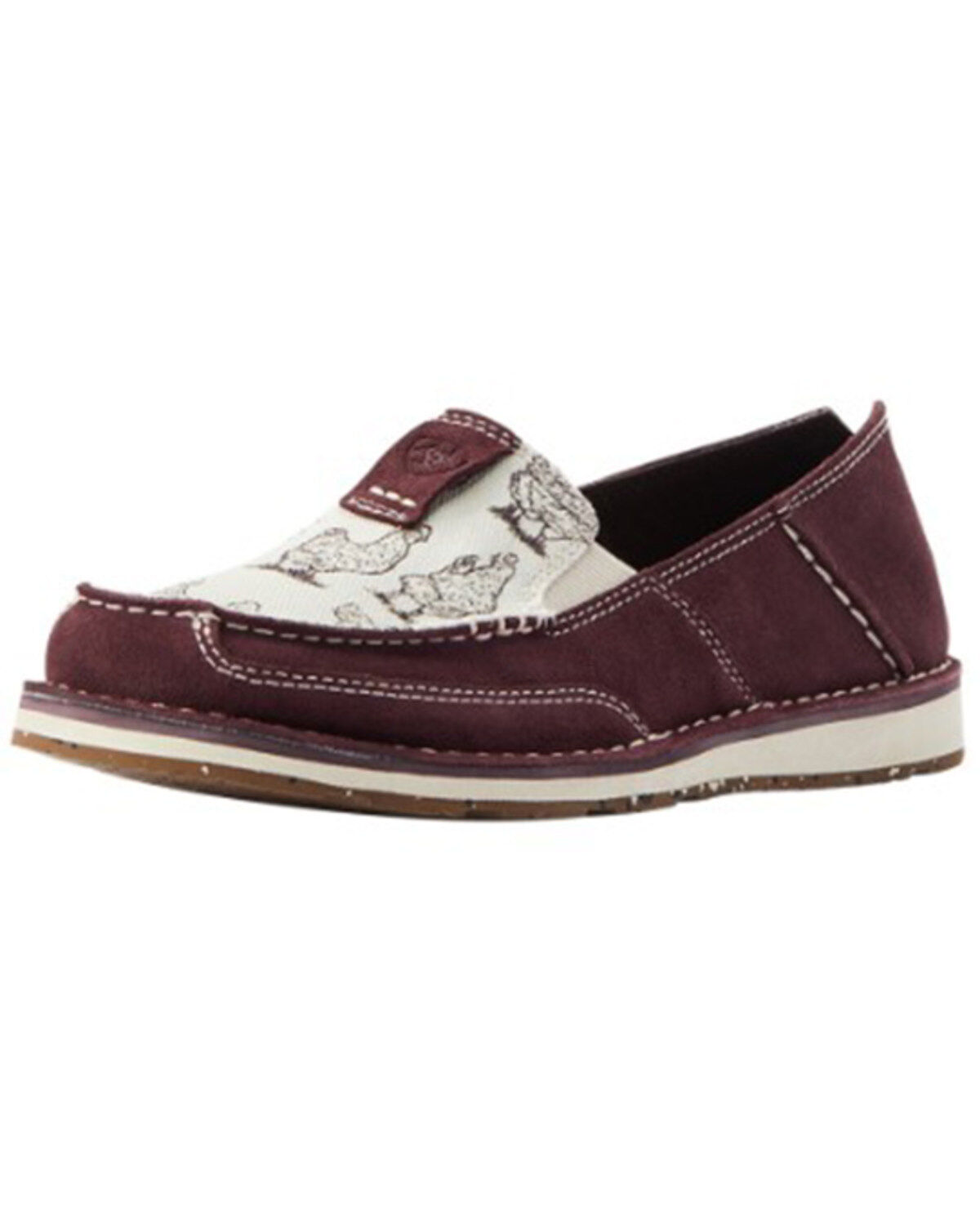 Image #1 - Ariat Women's Hen Cruiser Shoes - Moc Toe, Purple, hi-res