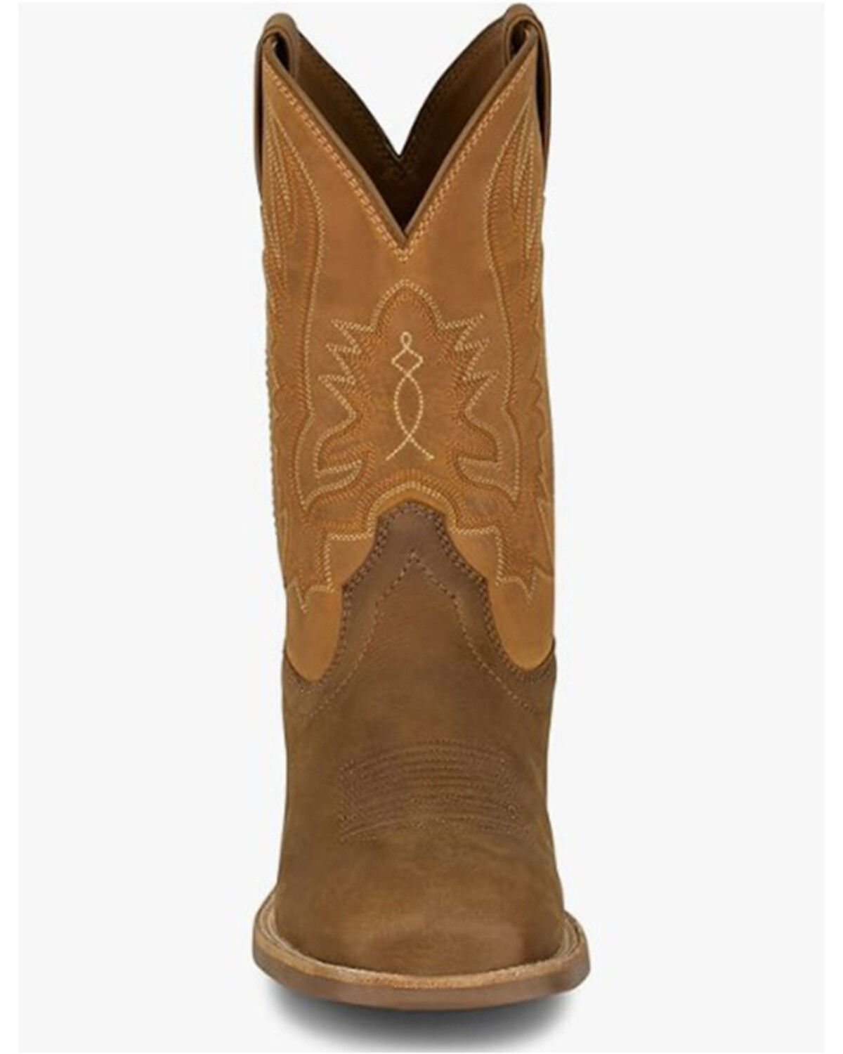 Image #4 - Justin Men's Rustle Performance Western Boots - Broad Square Toe, Rust Copper, hi-res